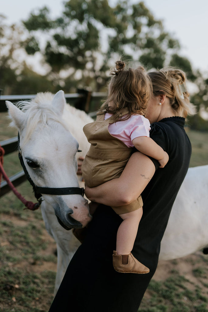 "Shay" Semi Fitted Women's Black Polo Dress-Little Windmill Clothing Co