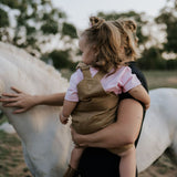 "Blaze" Brown Overalls-Little Windmill Clothing Co