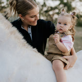 "Blaze" Brown Overalls-Little Windmill Clothing Co