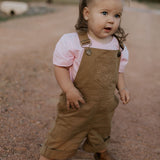 "Blaze" Brown Overalls-Little Windmill Clothing Co
