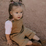 "Blaze" Brown Overalls-Little Windmill Clothing Co