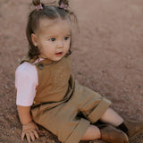 "Blaze" Brown Overalls-Little Windmill Clothing Co