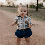 "Harley" Denim Baby Bloomers-Little Windmill Clothing Co