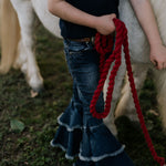 LW Dark Wash Bell Bottom Flare Jeans-Little Windmill Clothing Co