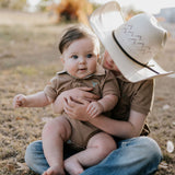 "Clayton" Caramel Boy's Polo-Little Windmill Clothing Co