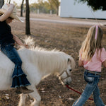 LW Dark Wash Bell Bottom Flare Jeans-Little Windmill Clothing Co