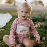 Filly floral jumpsuit collar and button detail close-up showing quality floral cotton construction