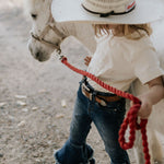 LIMITED EDITION Embroidered Tee - Kids - CREAM-Little Windmill Clothing Co