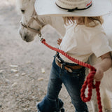 LIMITED EDITION Embroidered Tee - Kids - CREAM-Little Windmill Clothing Co
