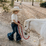 LW Dark Wash Bell Bottom Flare Jeans worn showing chic dark wash bell bottom flare style
