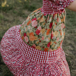 "Albie" Deep Red Short Sleeve Shirt-Little Windmill Clothing Co