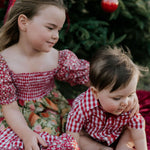 "Penelope" Block Twirl Dress-Little Windmill Clothing Co