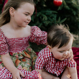 "Penelope" Block Twirl Dress-Little Windmill Clothing Co