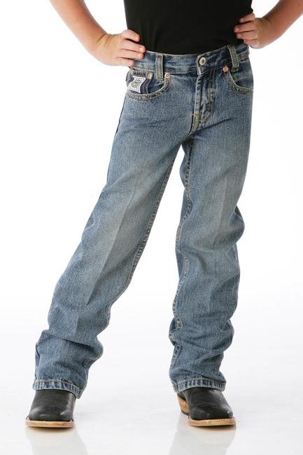 Cinch toddler kids stone wash slim fit adjustable waistband jeans