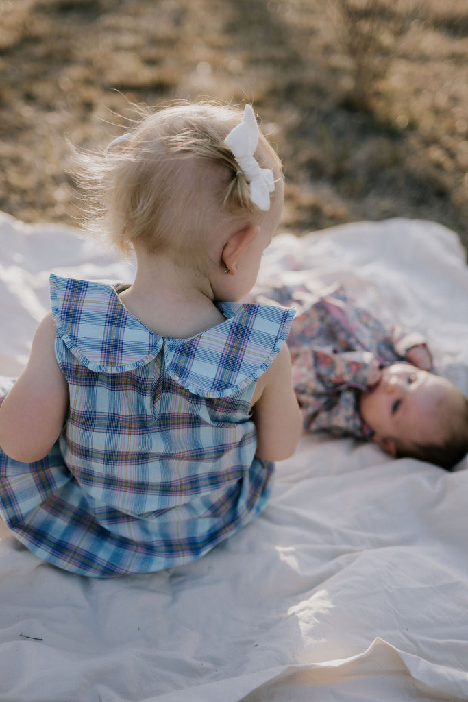 "Maddison" Country Checked Dress-Little Windmill Clothing Co