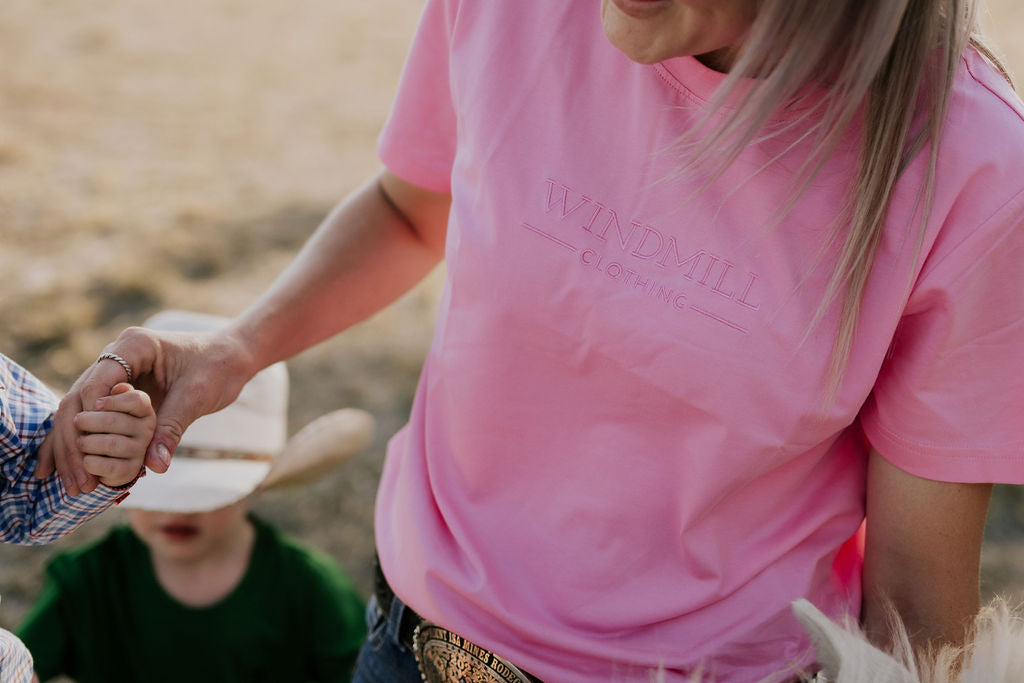 WC Ladies Tee - Fairy Floss-Little Windmill Clothing Co