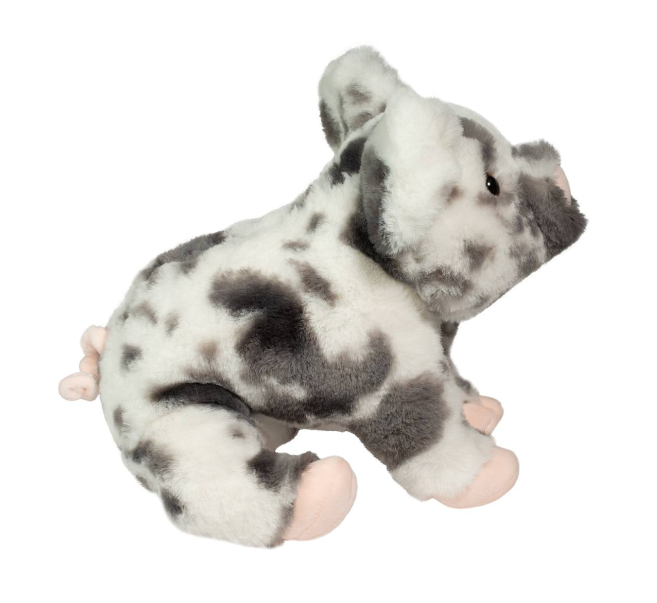 Zoinkie soft spotted pig detail showing cute spotted pig soft toy for country kids