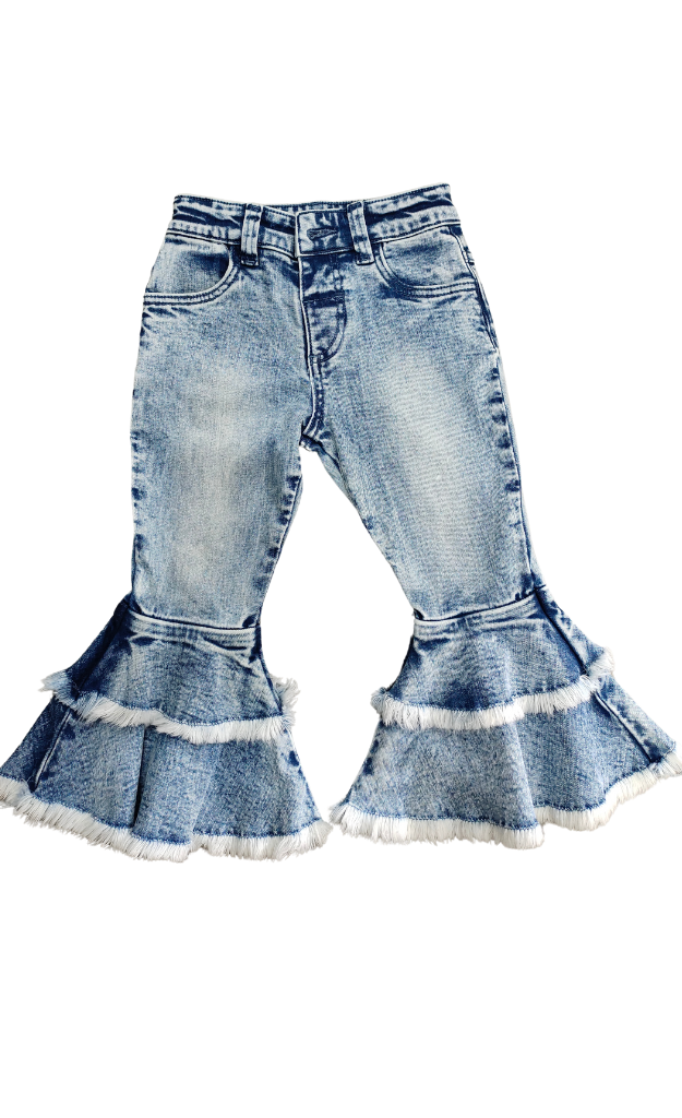 PRE-ORDER Little Windmill Clothing Co Flare Jeans-Little Windmill Clothing Co