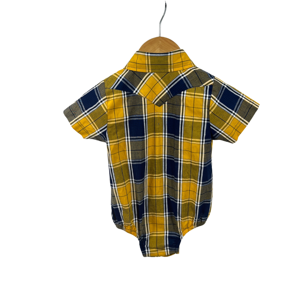 "Buck" Bold Short Sleeve Romper-Little Windmill Clothing Co