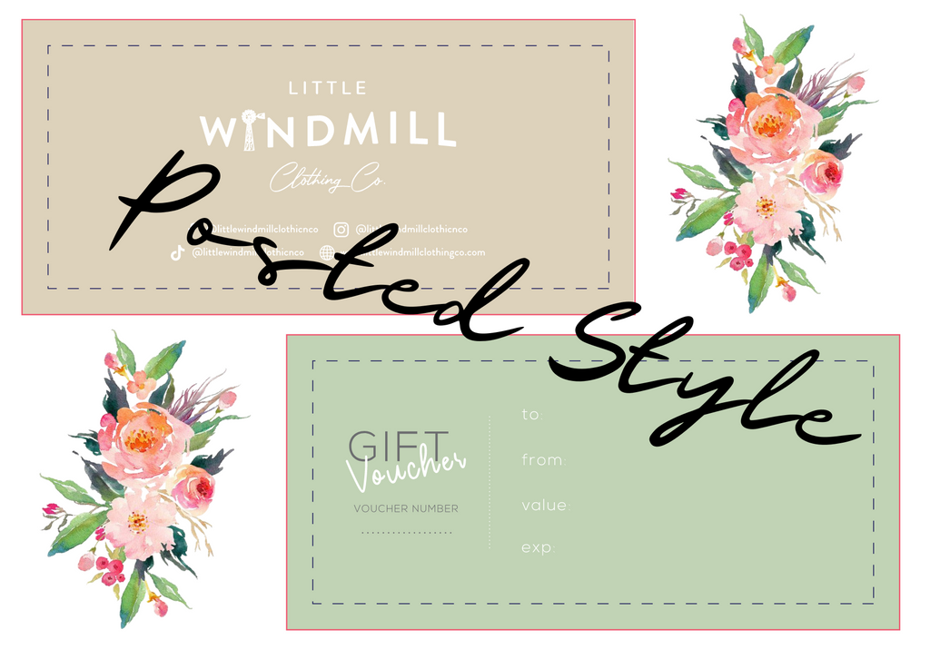 Gift Card (E-Card)-Little Windmill Clothing Co