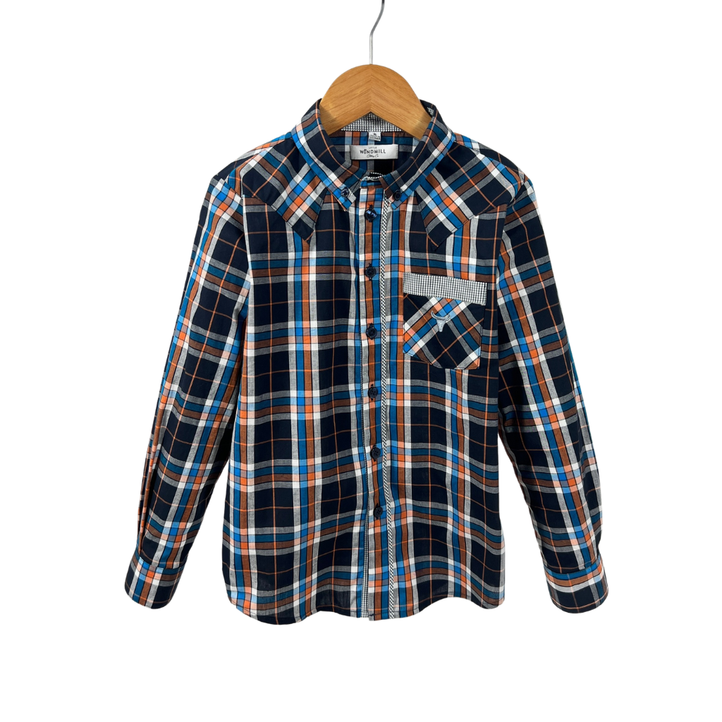 "Jai" Country Classic Checked Long Sleeve Shirt-Little Windmill Clothing Co