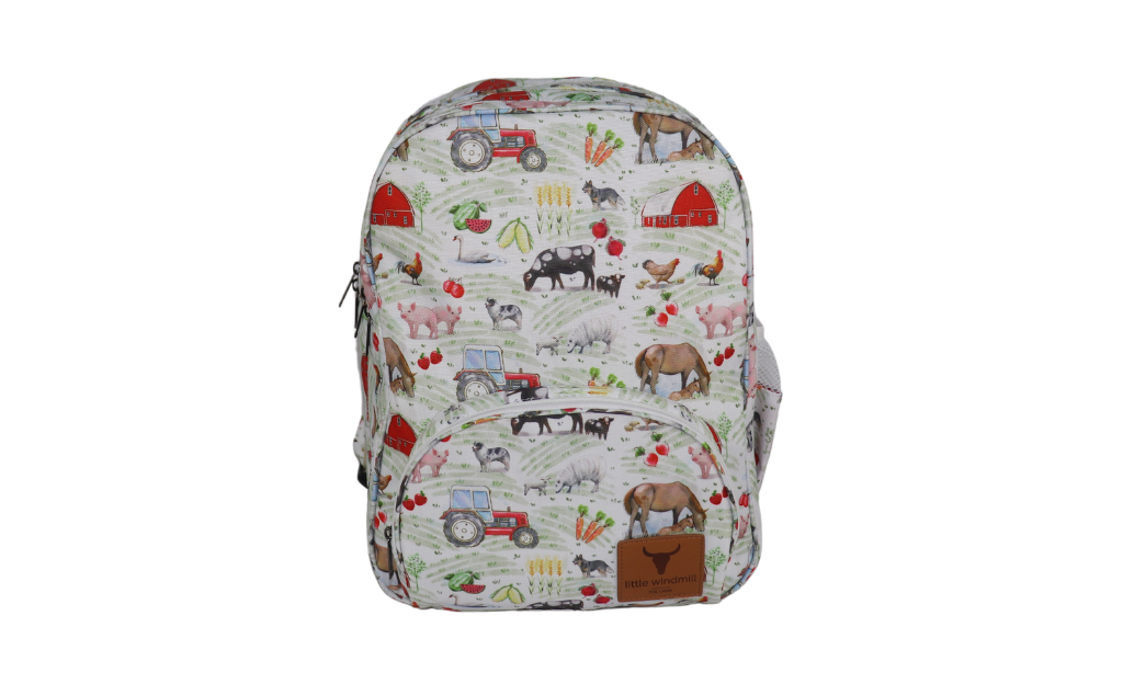 Farm Style Backpack Bag TWO ZIPPER-Little Windmill Clothing Co