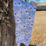 Organic Floral Fresh Bamboo Cotton Swaddle-Little Windmill Clothing Co