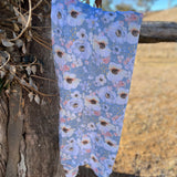 Organic Floral Fresh Bamboo Cotton Swaddle-Little Windmill Clothing Co