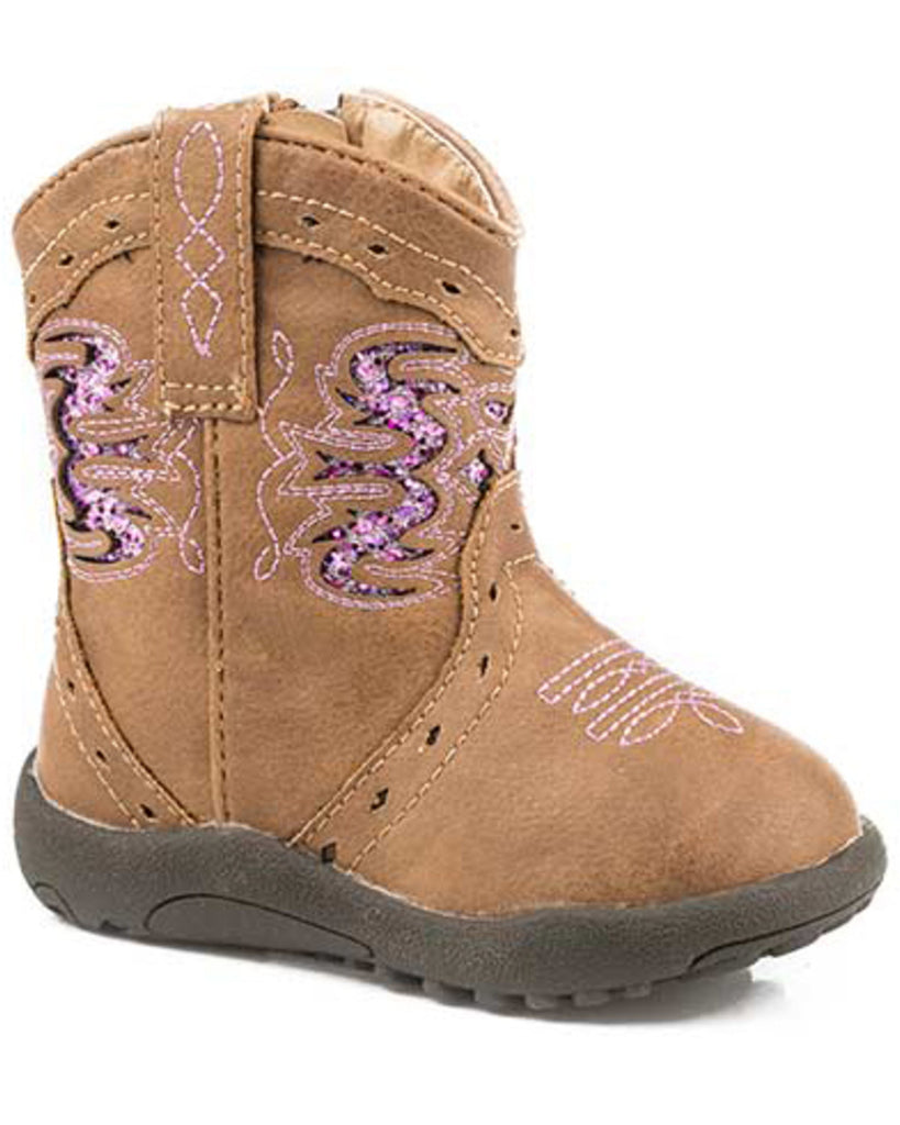 Cowbaby Lexi Shine Roper Boots-Little Windmill Clothing Co