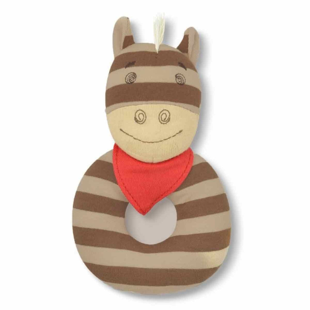 Clyde The Pony Organic Rattle-Little Windmill Clothing Co