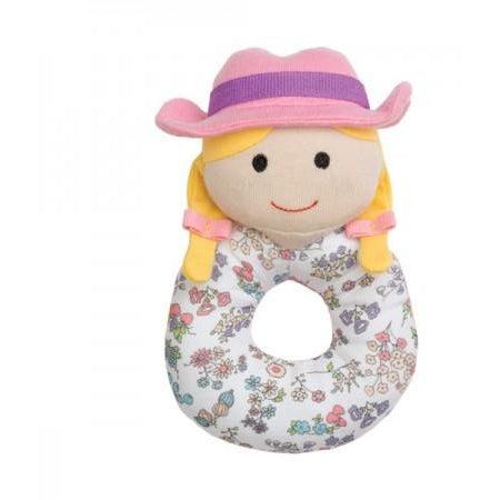 Suzie Cowgirl Organic Rattle-Little Windmill Clothing Co